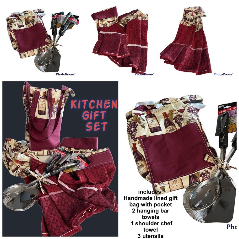 Hand created gift bagnset for the cook you love!